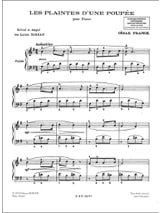 Les Plaintes D'une Poupée - FRANCK - Partition - Piano